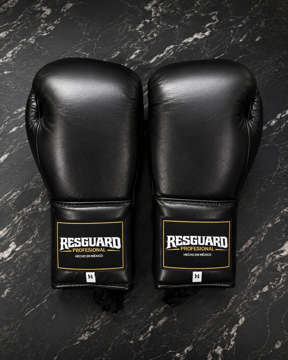 Par de guantes Profesional Negro